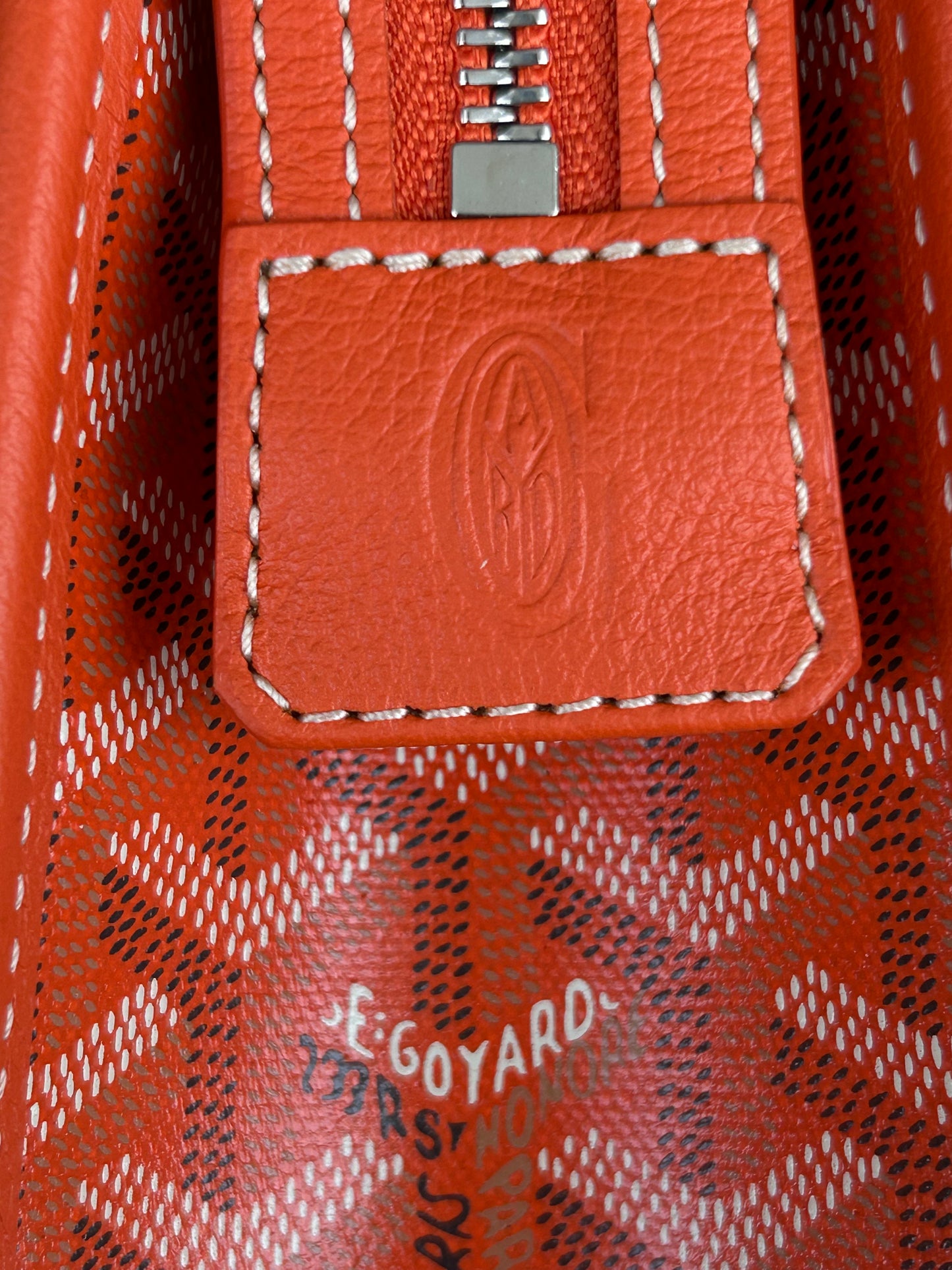 Goyard Orange Jouvence GM Toiletry Bag