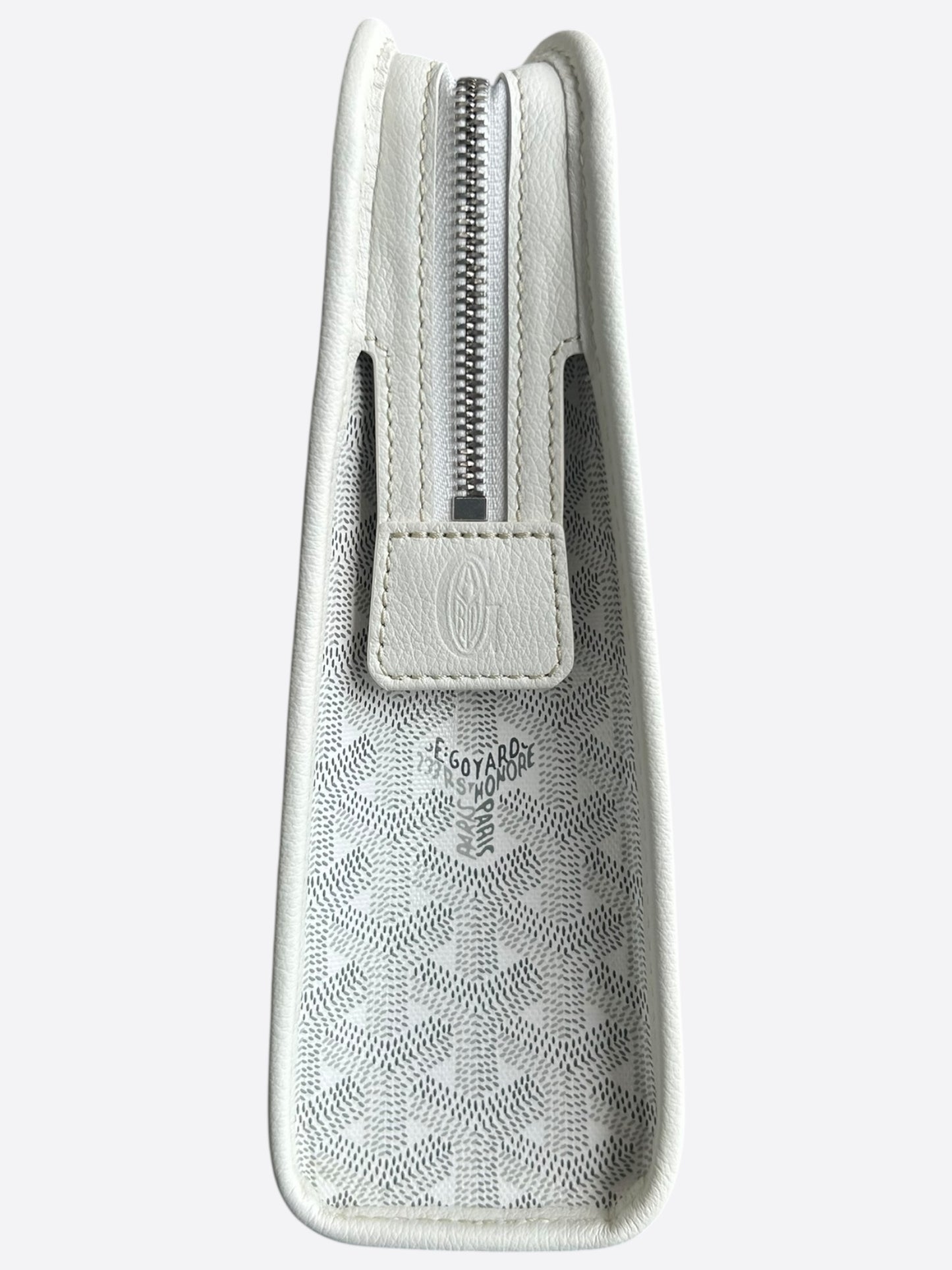 Goyard White Jouvence GM Toiletry Bag