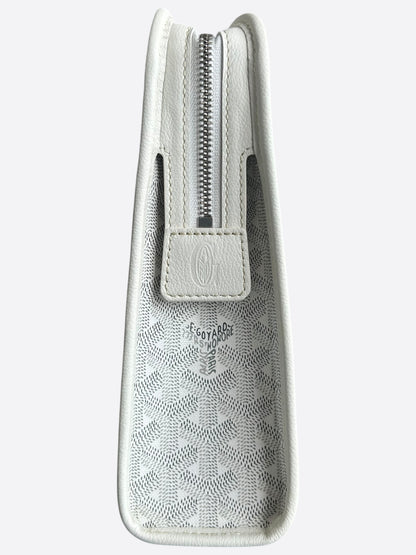Goyard White Jouvence GM Toiletry Bag
