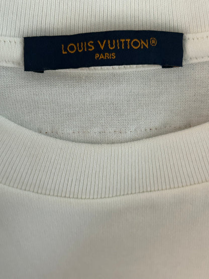 Louis Vuitton White Rainbow Logo T-Shirt