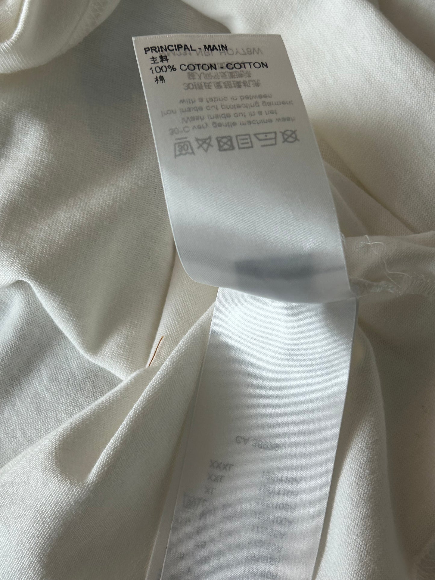 Louis Vuitton White Rainbow Logo T-Shirt