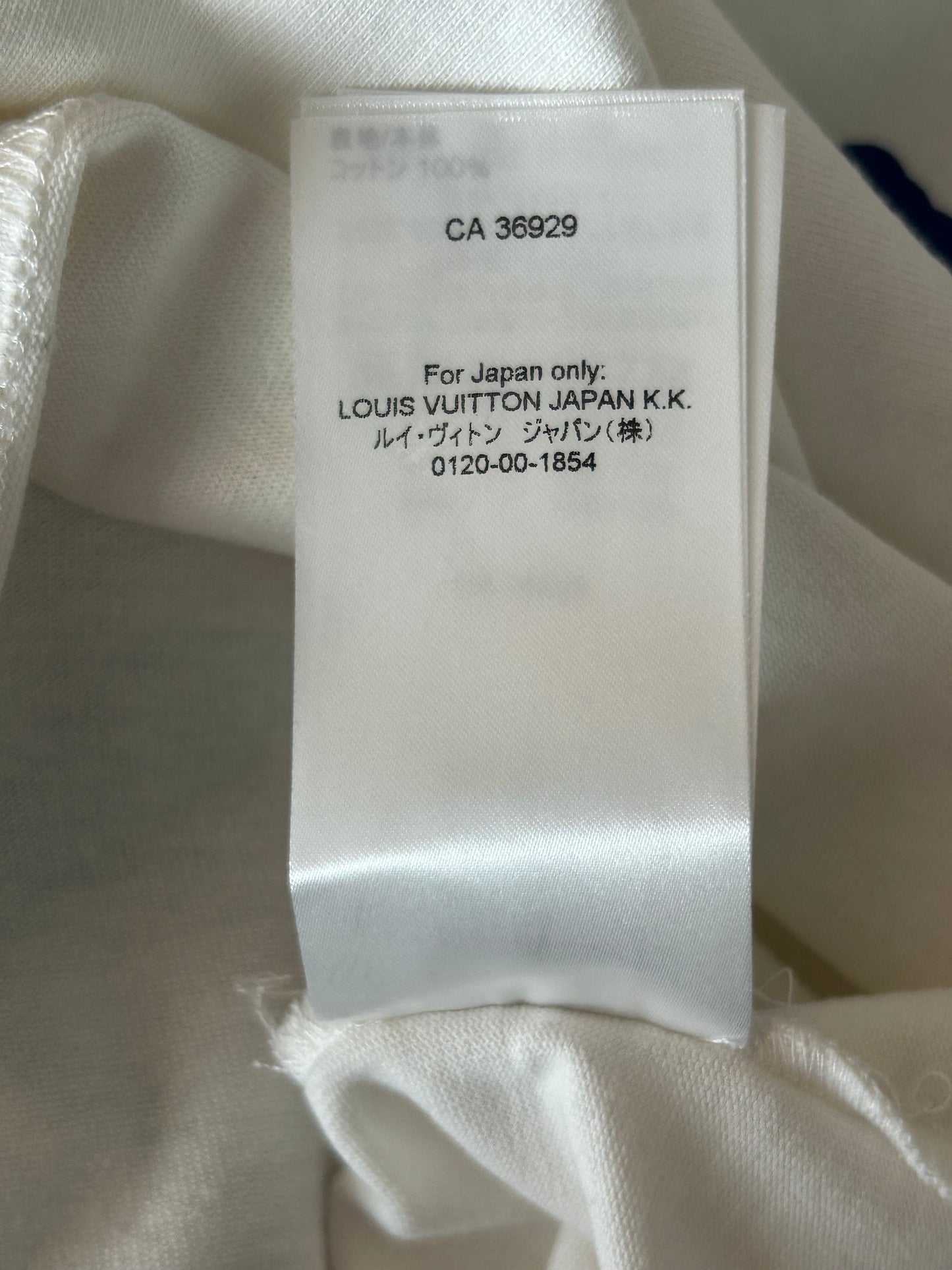 Louis Vuitton White Rainbow Logo T-Shirt