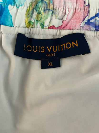 Louis Vuitton White & Multicolor Watercolor Monogram Swimshorts