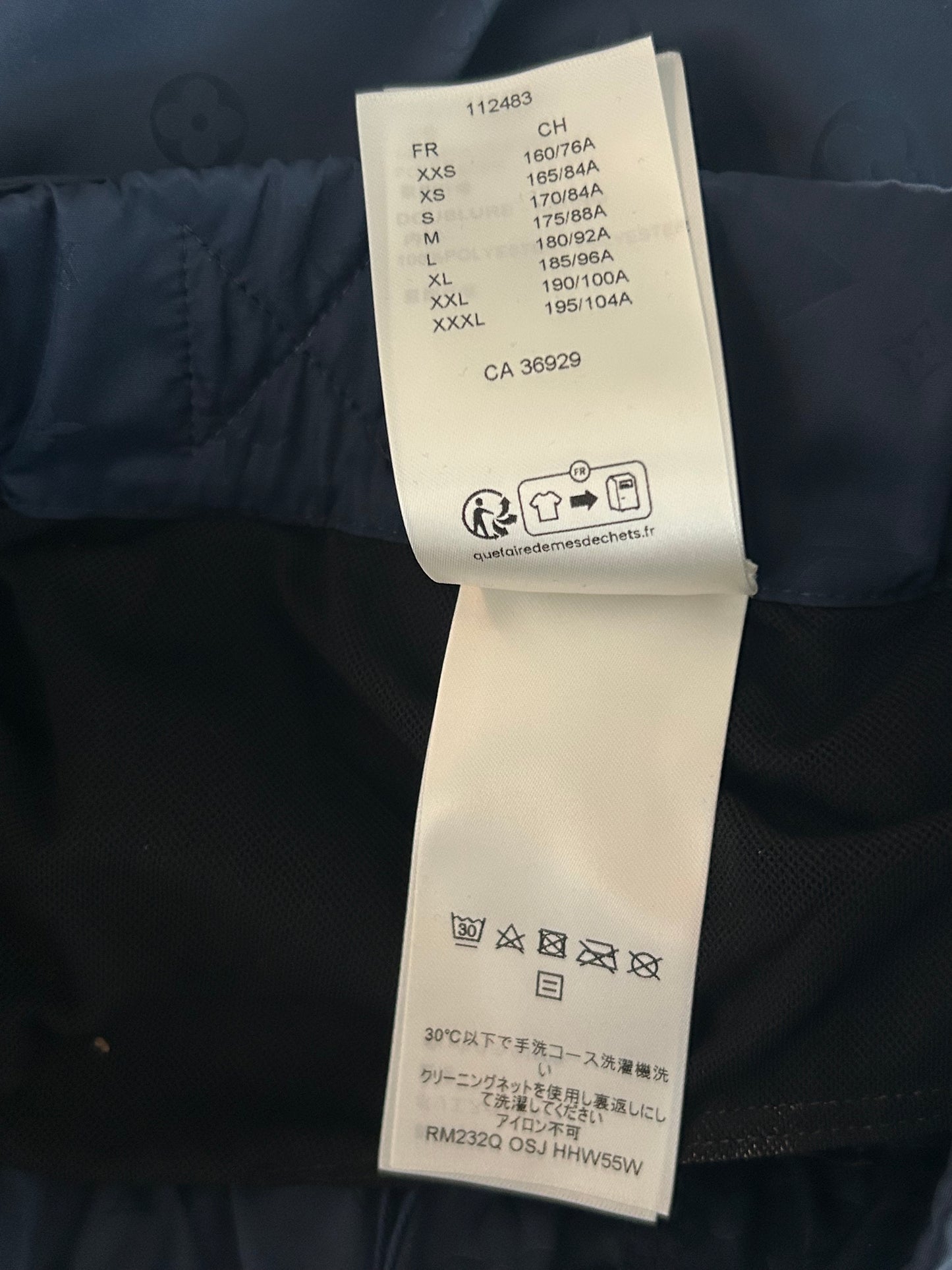 Louis Vuitton Navy Monogram Swim Shorts