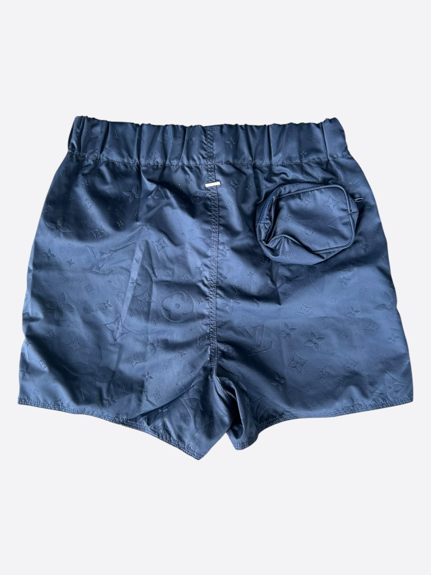 Louis Vuitton Navy Monogram Swim Shorts