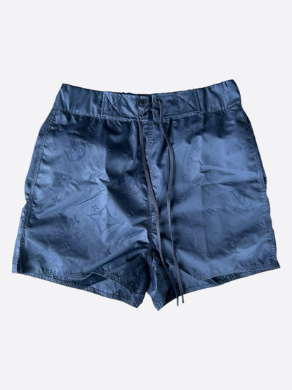 Louis Vuitton Navy Monogram Swim Shorts