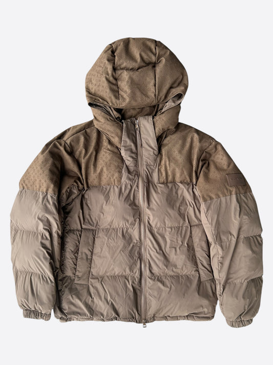 Louis Vuitton Brown Monogram Puffer Jacket