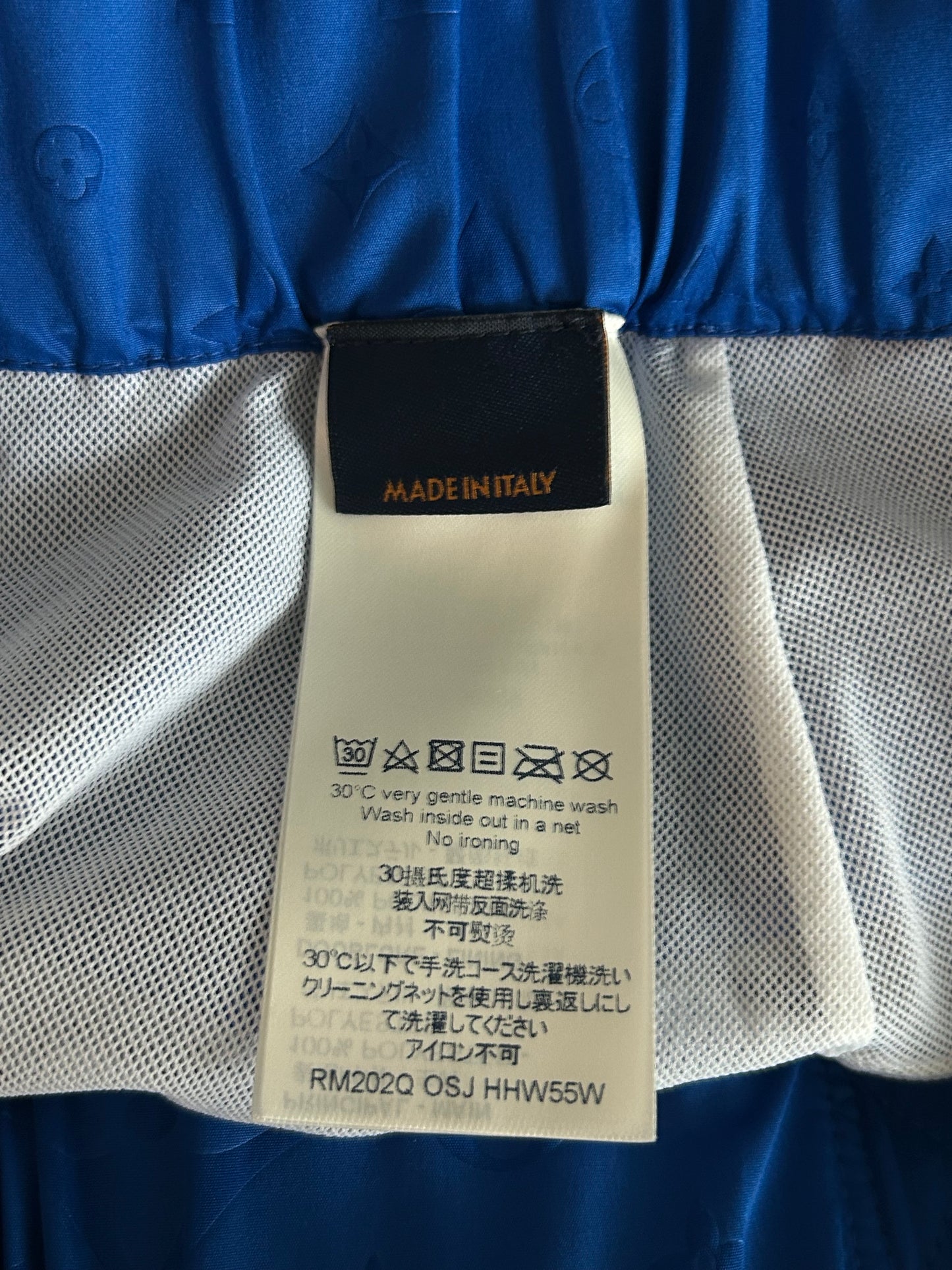 Louis Vuitton Blue Monogram Swim Shorts