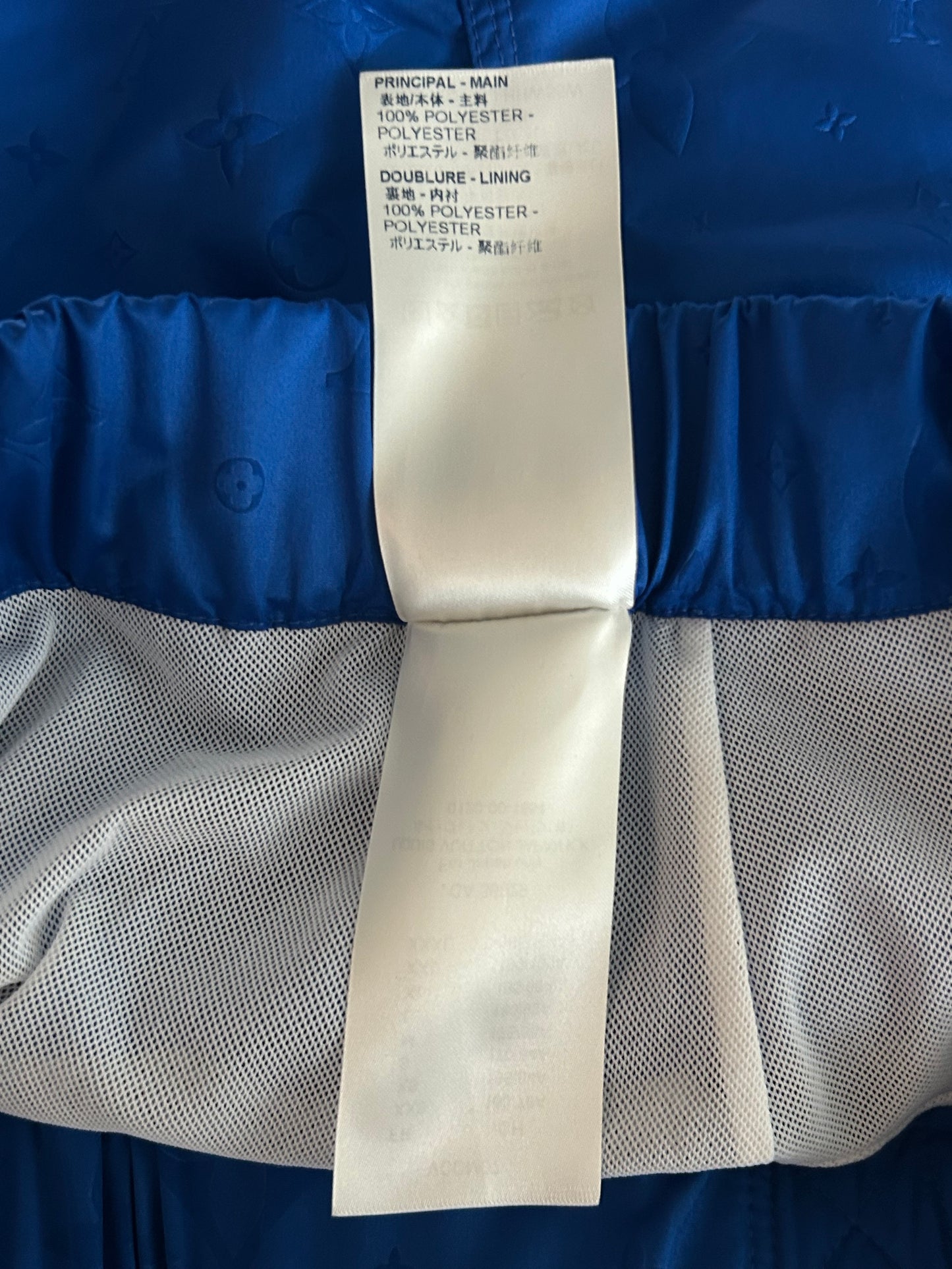 Louis Vuitton Blue Monogram Swim Shorts