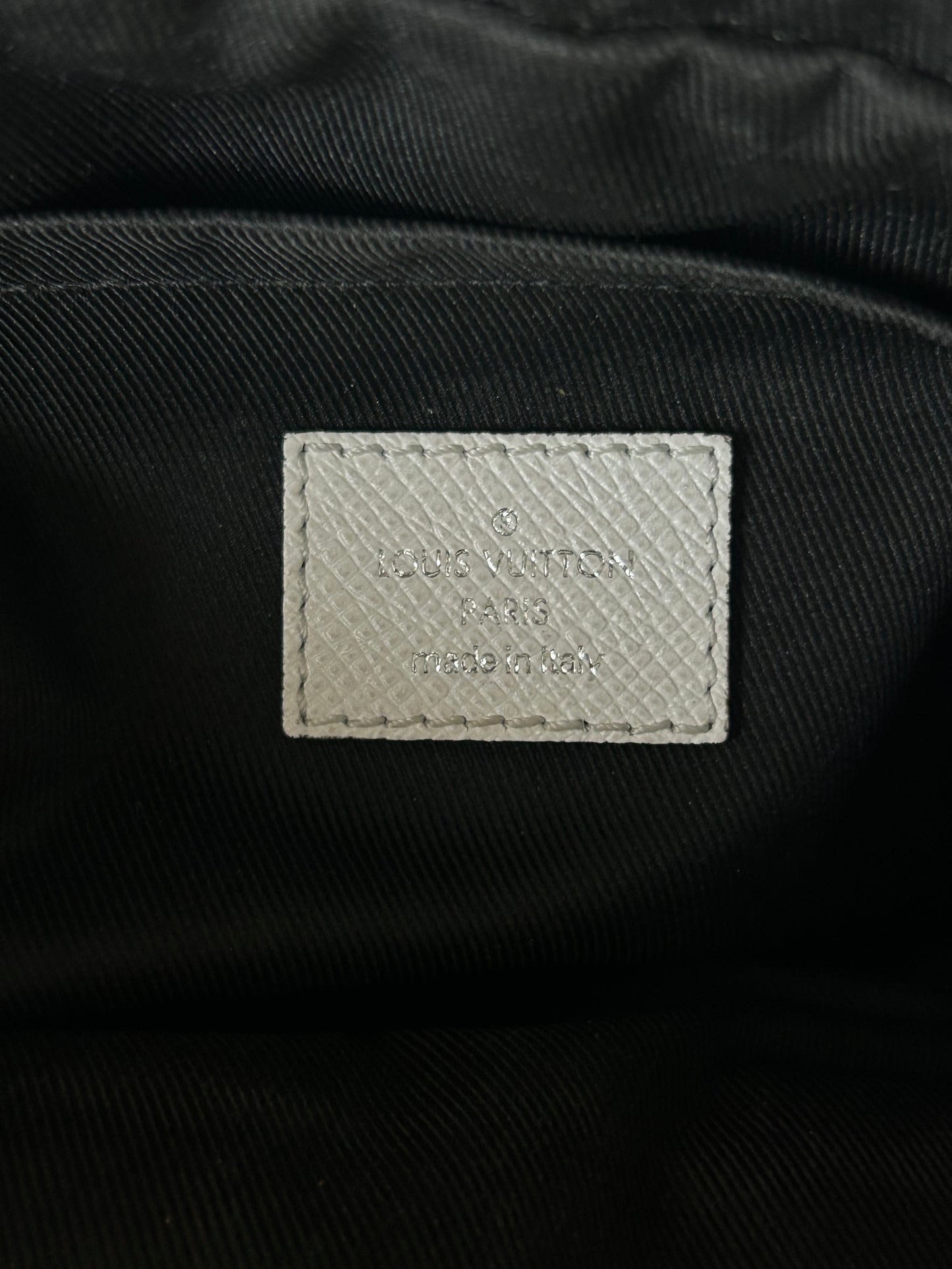 Louis Vuitton White Taigarama Monogram Outdoor Messenger Bag