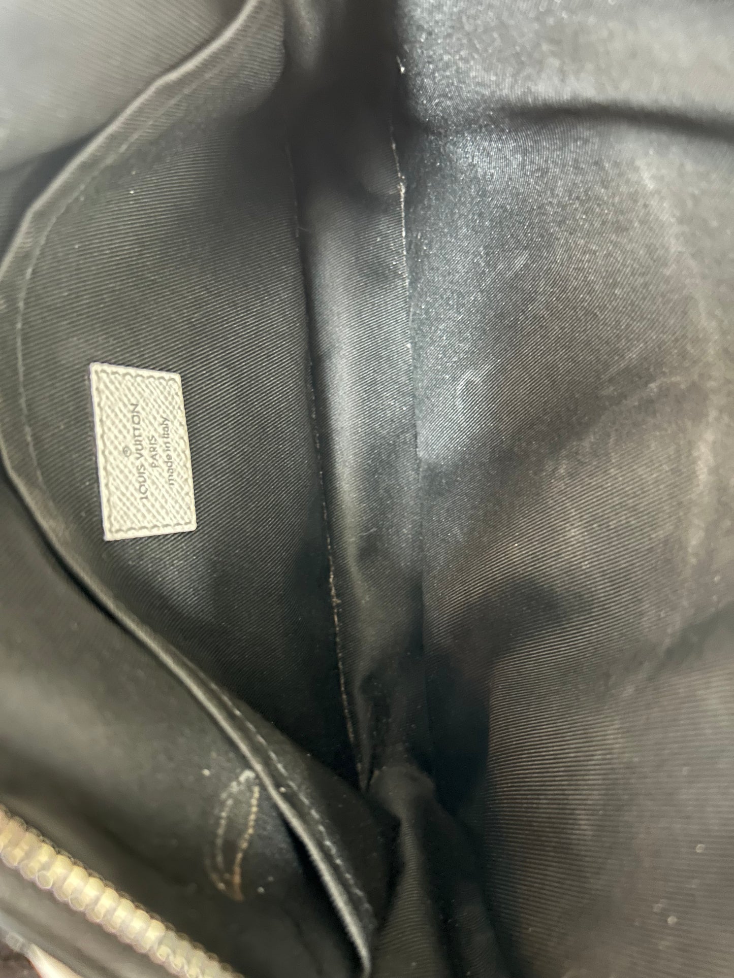 Louis Vuitton White Taigarama Monogram Outdoor Messenger Bag
