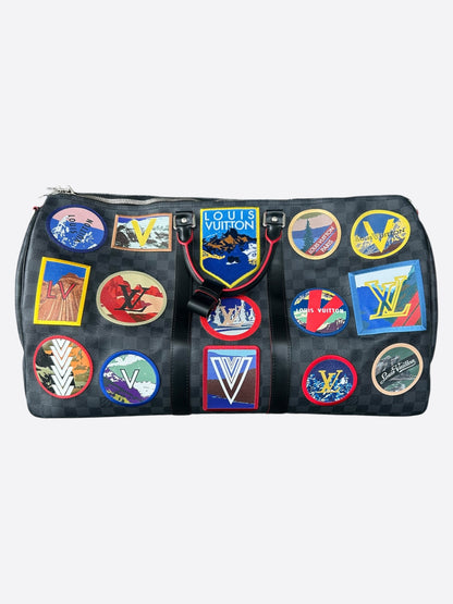 Louis Vuitton Damier Graphite Alps Keepall 55