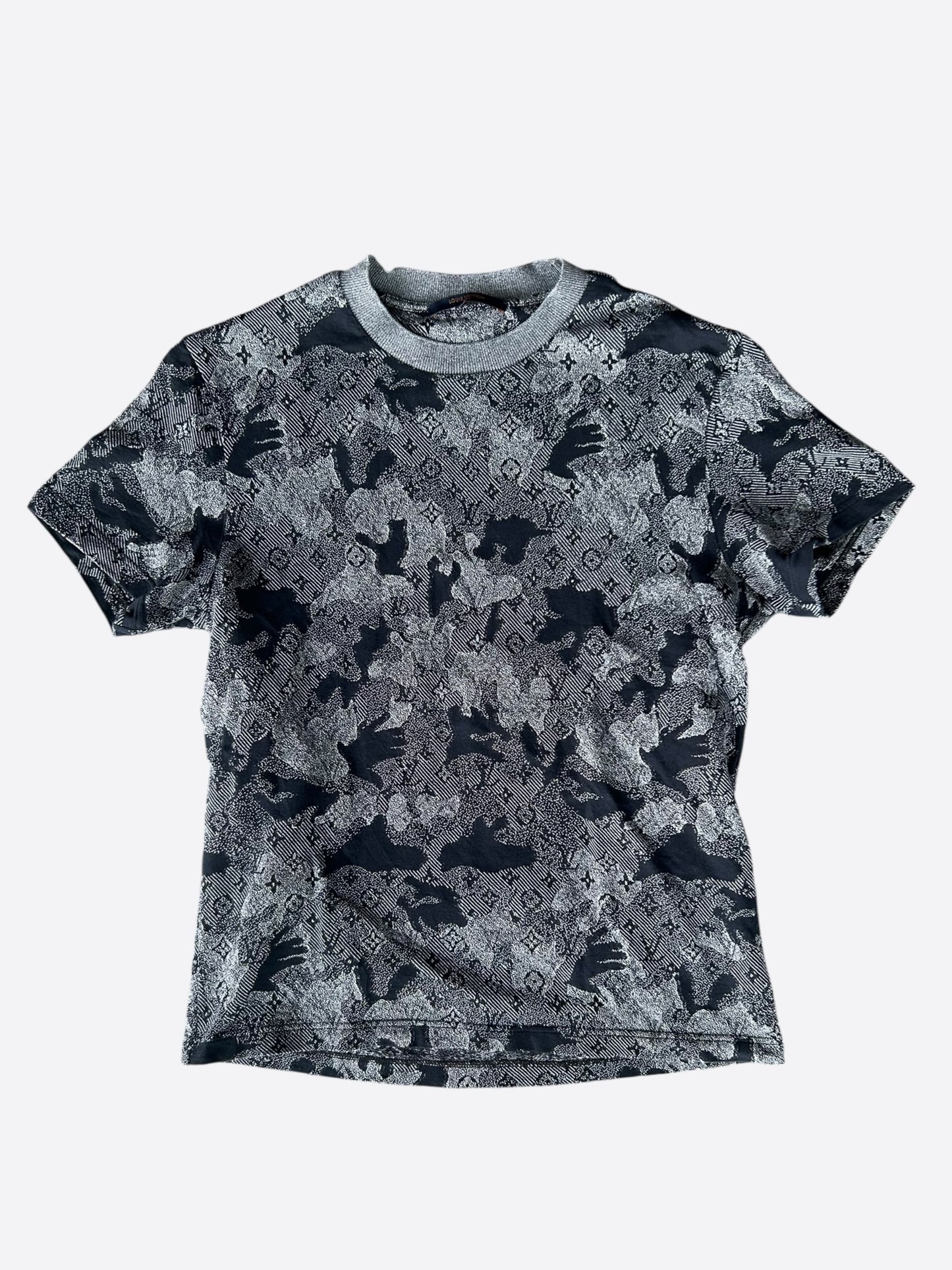 Louis Vuitton Grey Camouflage Monogram T-Shirt