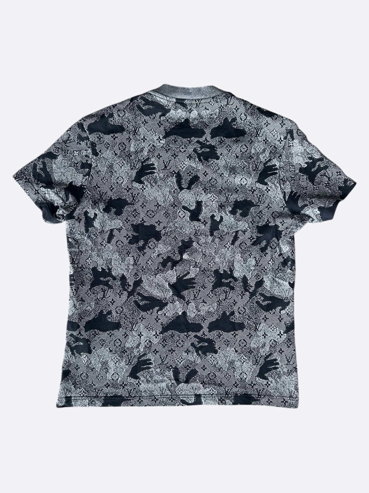 Louis Vuitton Grey Camouflage Monogram T-Shirt