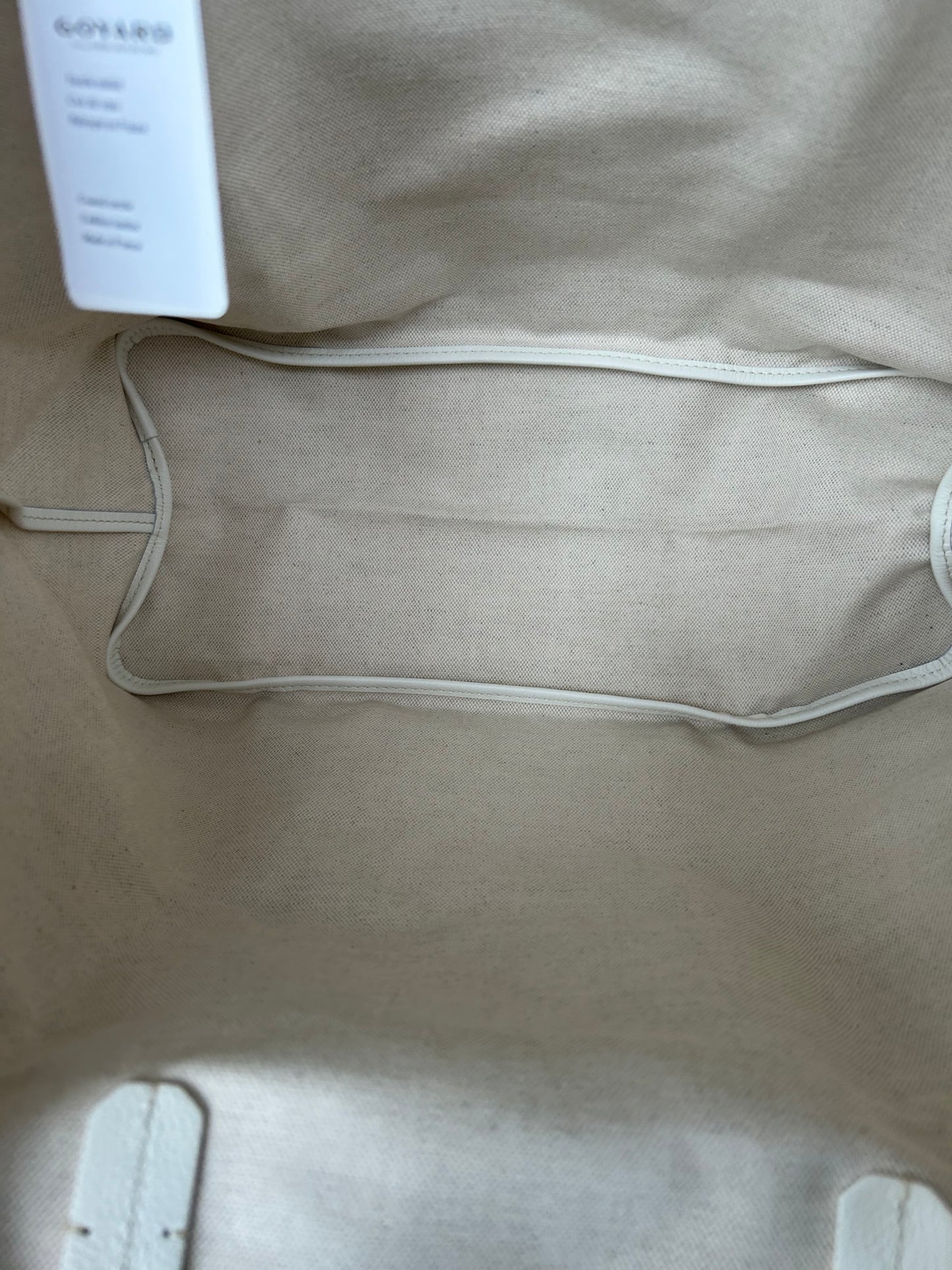 Goyard White St. Louis PM Tote Bag