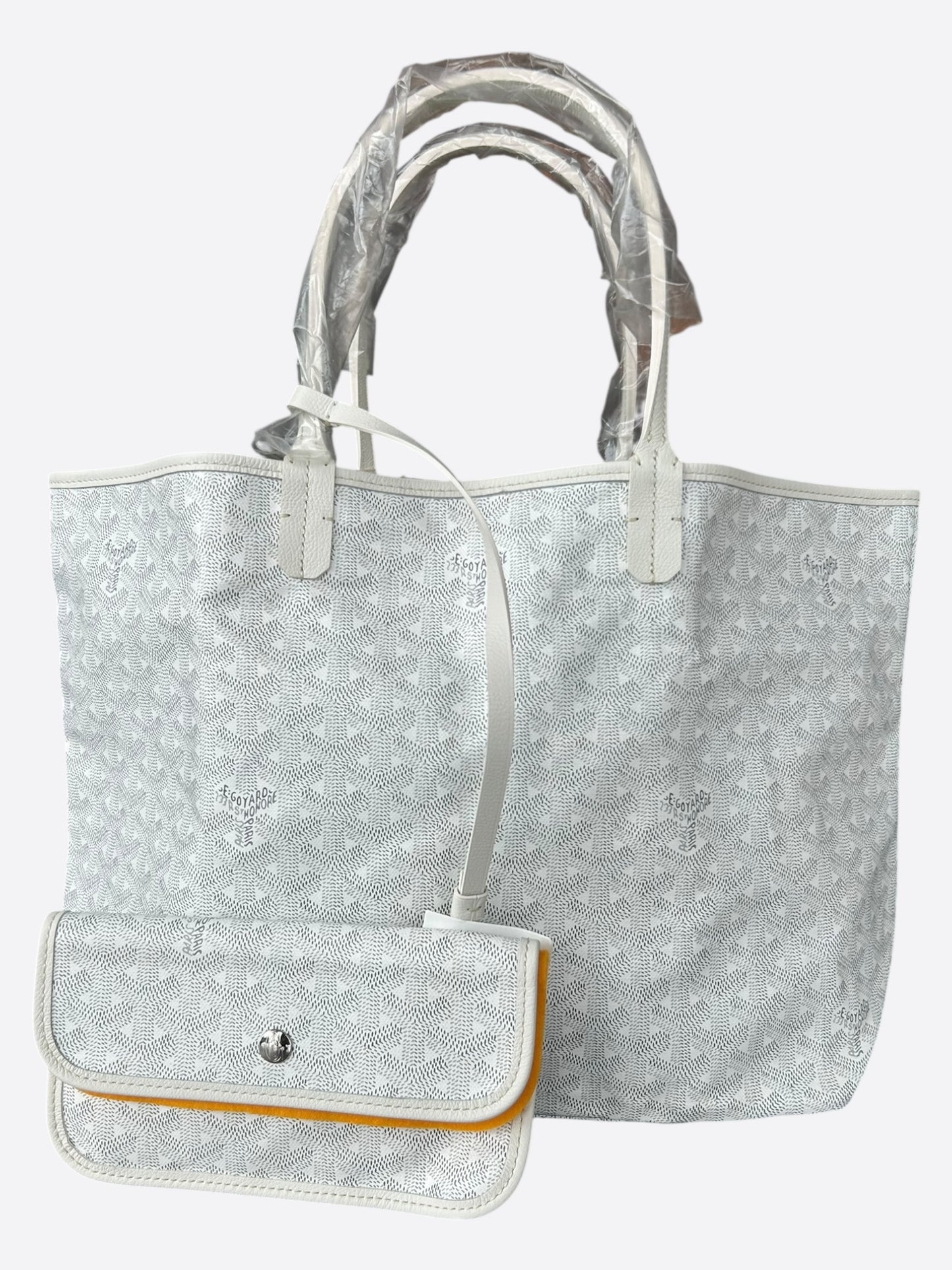 Goyard White St. Louis PM Tote Bag