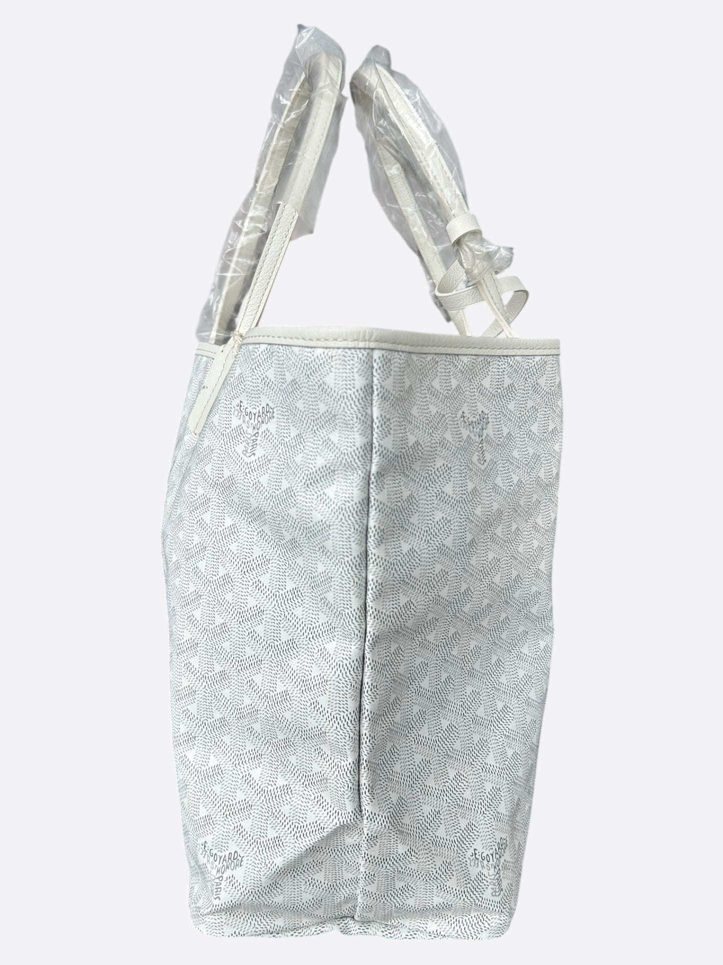 Goyard White St. Louis PM Tote Bag