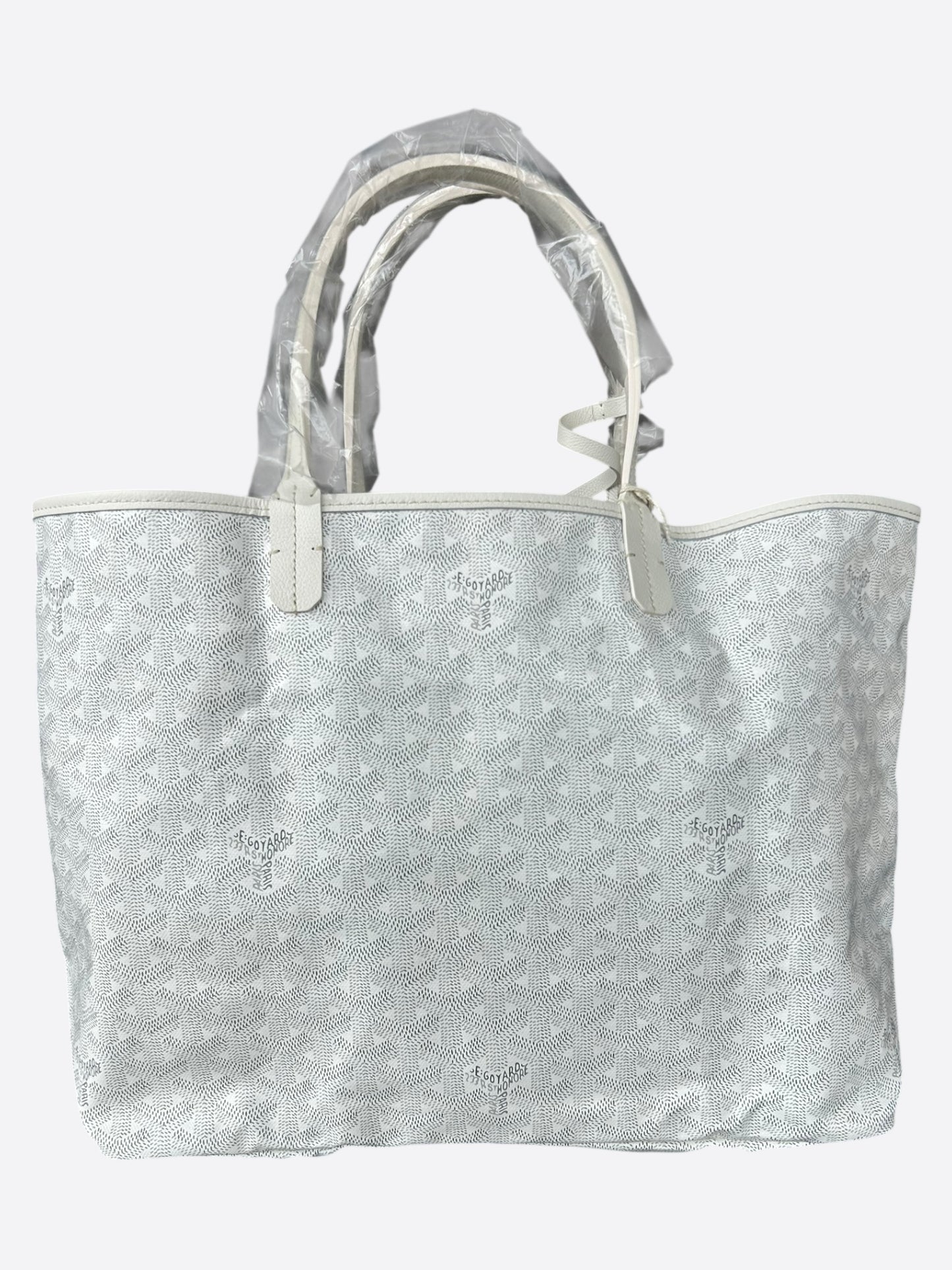 Goyard White St. Louis PM Tote Bag
