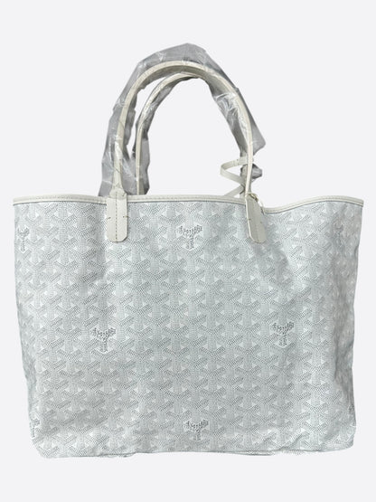 Goyard White St. Louis PM Tote Bag