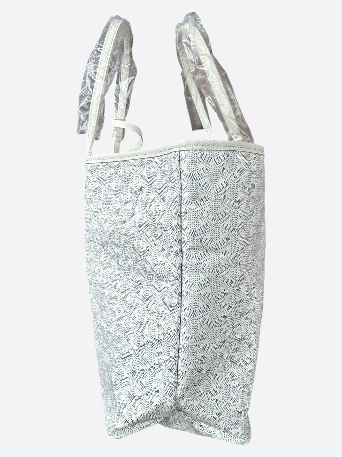 Goyard White St. Louis PM Tote Bag