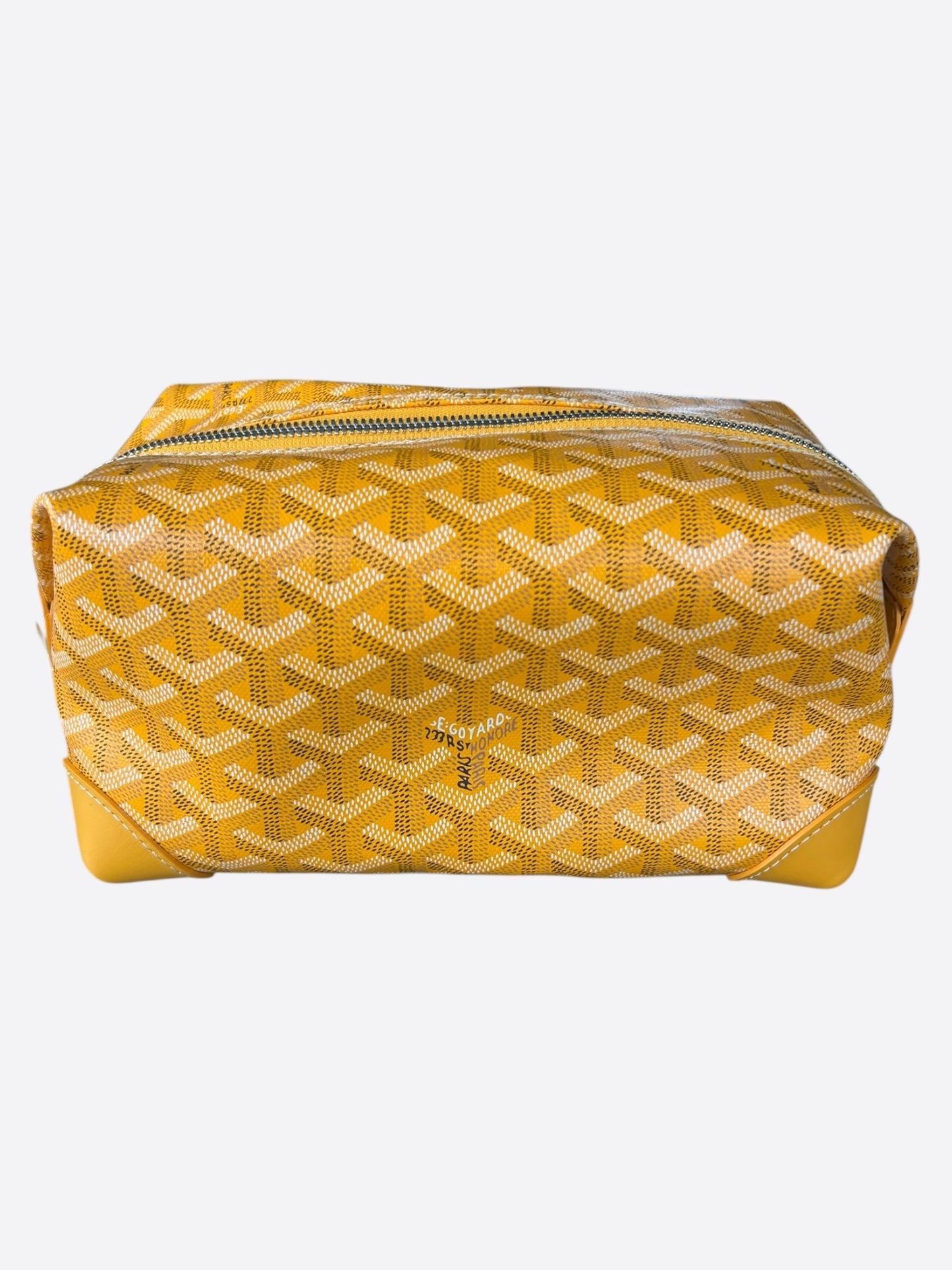Goyard Yellow Boeing 25 Mini Duffel Bag
