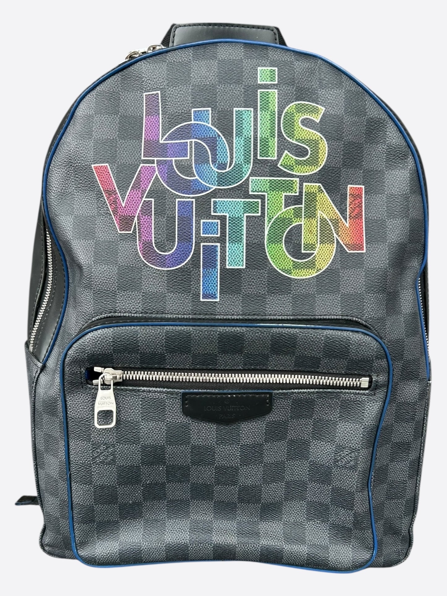 Louis Vuitton Damier Graphite Rainbow Logo Josh Backpack
