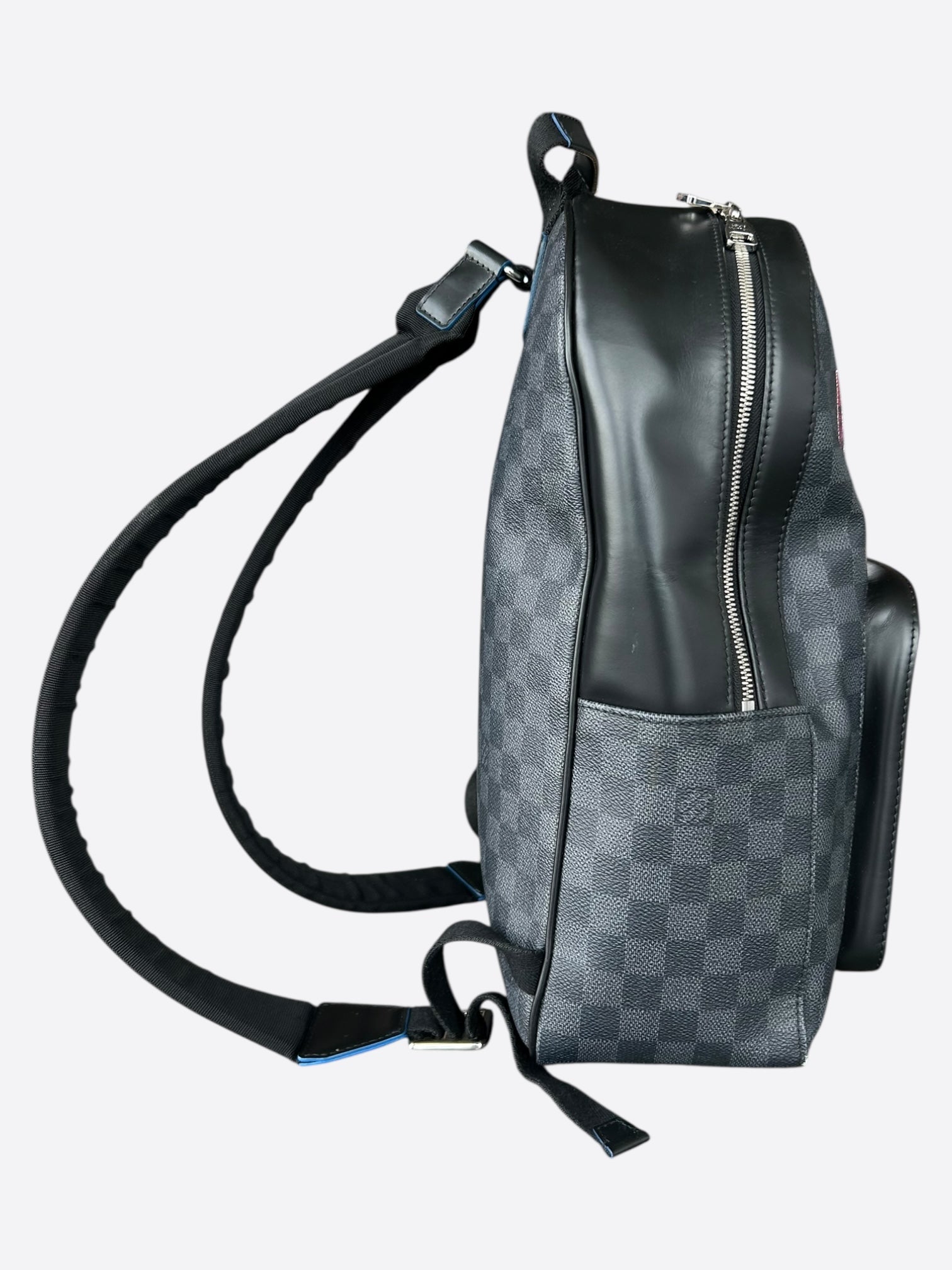 louis vuitton backpack rainbow Louis Vuitton Damier Graphite Rainbow Logo Josh Backpack