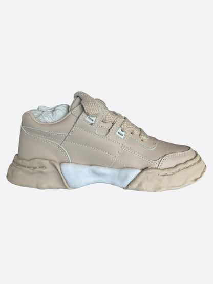 Maison Mihara Yasuhiro Beige & White Parker Sneakers