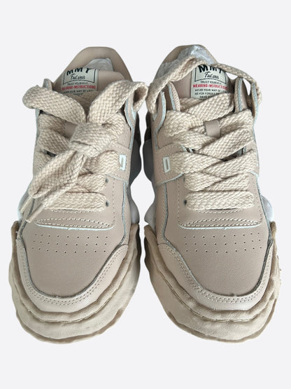 Maison Mihara Yasuhiro Beige & White Parker Sneakers