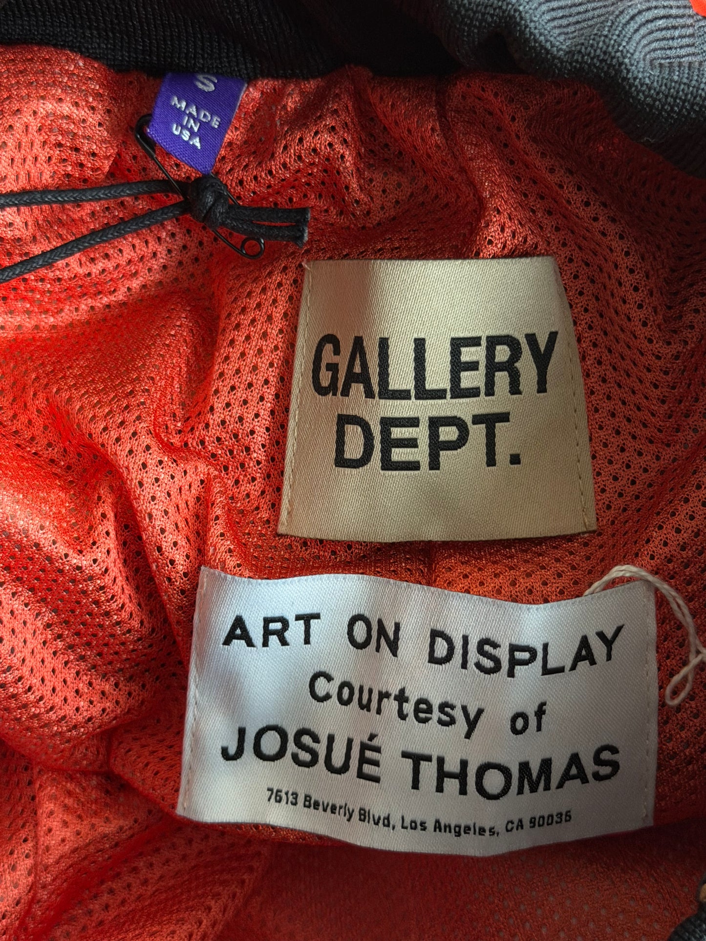 Gallery Dept Orange Camouflage Track Pants