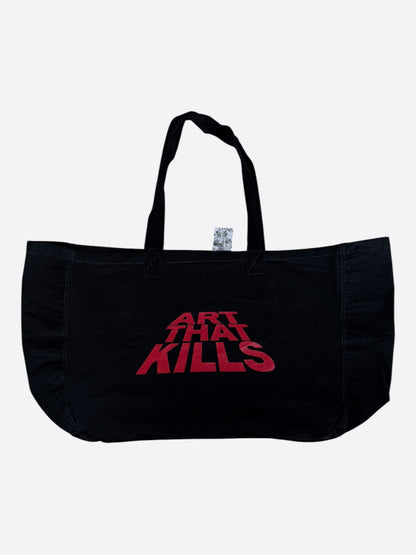 Gallery Dept Black & Red Art That Kills Logo Tote