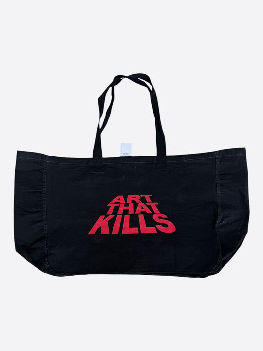 Gallery Dept Black & Red Art That Kills Logo Tote