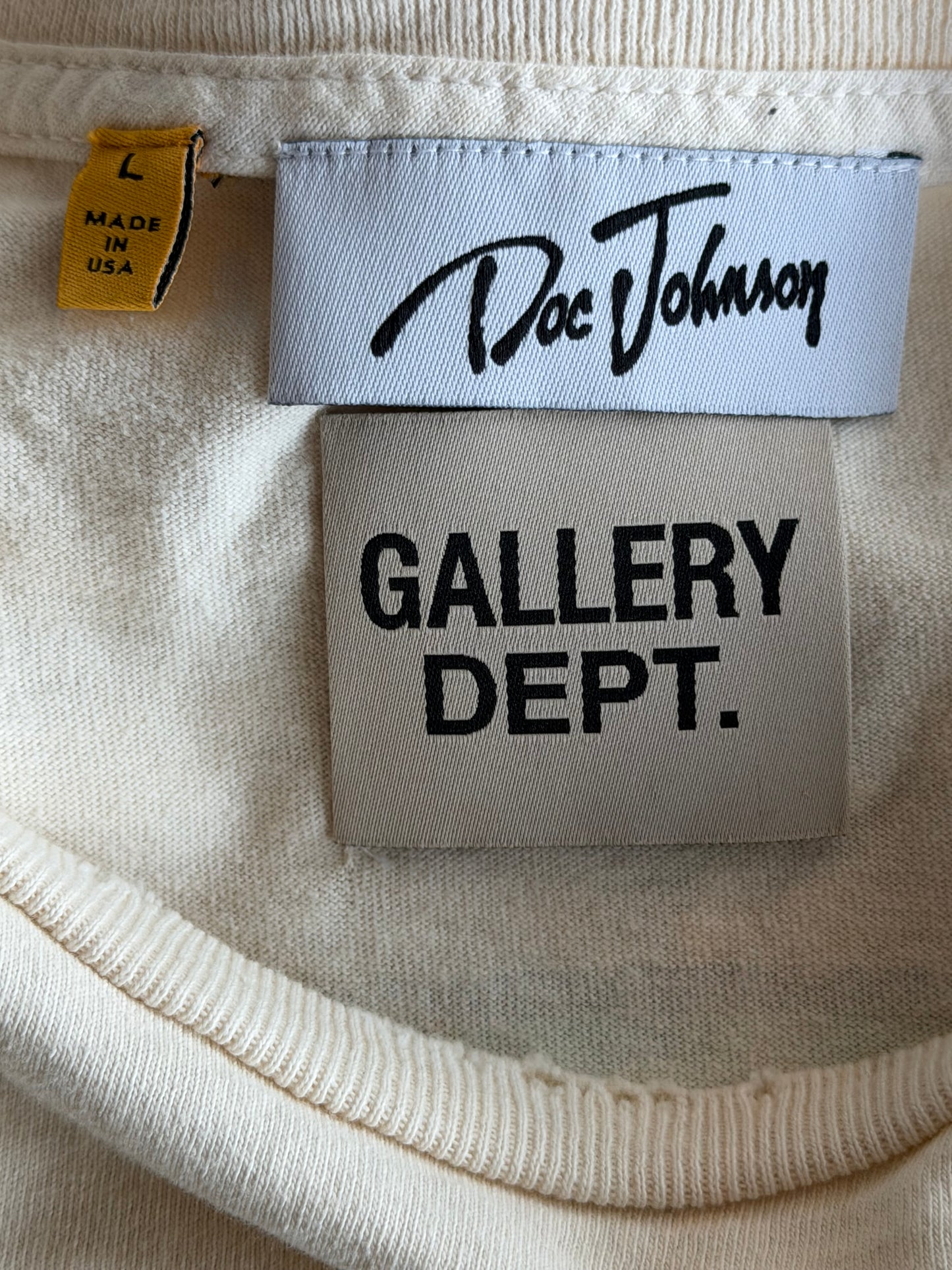 Gallery Dept Antique White Dead Batteries T-Shirt
