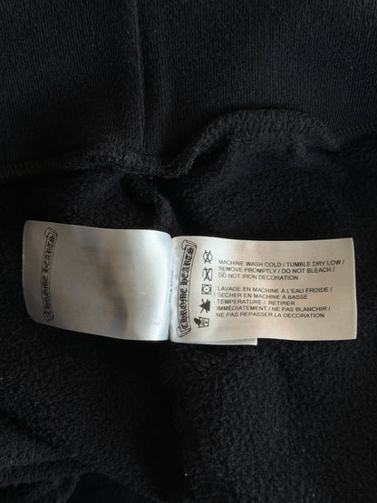 Chrome Hearts Black & Green Friends & Family Glitter Floral Logo Hoodie