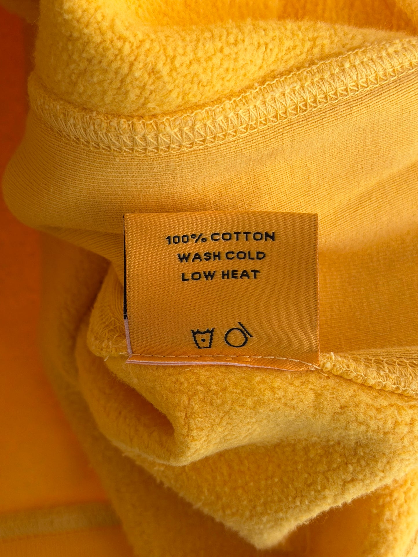 Gallery Dept Yellow & Black Gym Hoodie