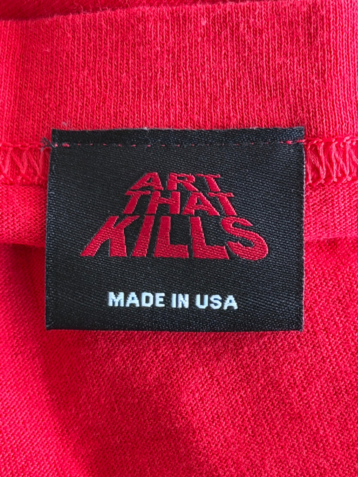 Gallery Dept ATK Red & Black Music Lives On Logo T-Shirt