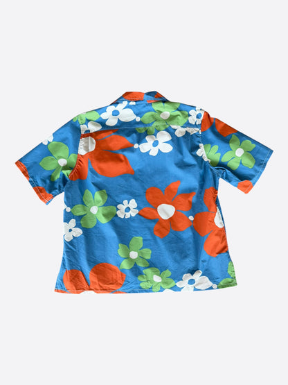 Gallery Dept Blue Floral Parker Button Up Shirt