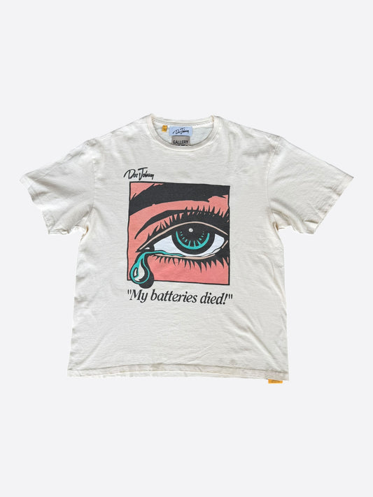 Gallery Dept Antique White Dead Batteries T-Shirt