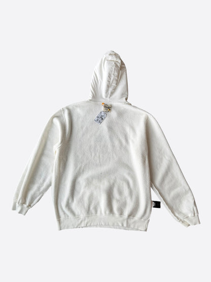 Gallery Dept White Stop Being Racist Reversible Hoodie