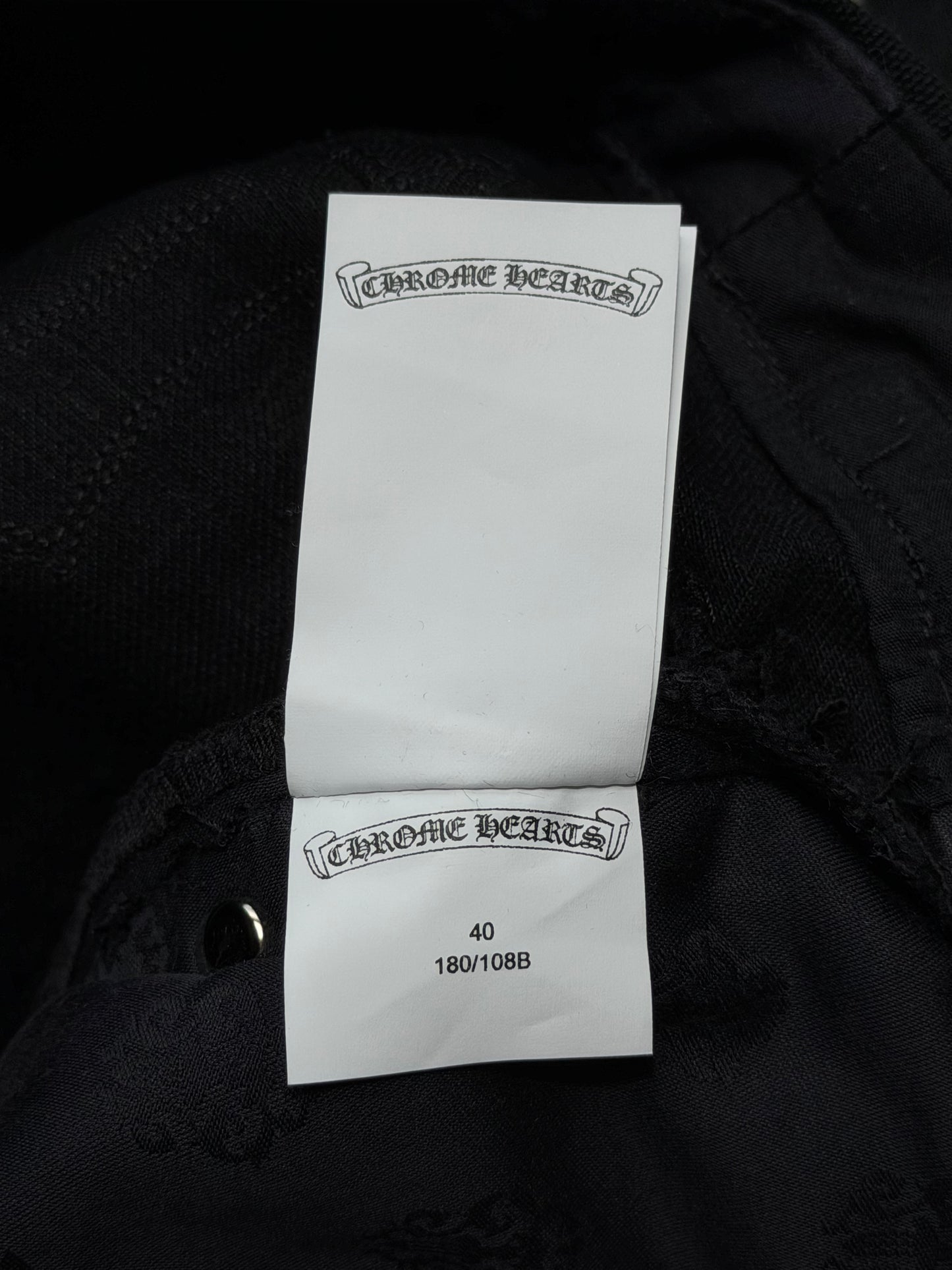 Chrome Hearts Black Green & Cheetah Cross Patch Jeans