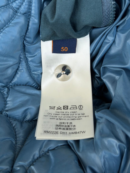 Louis Vuitton Blue Flower Monogram Puffer Jacket