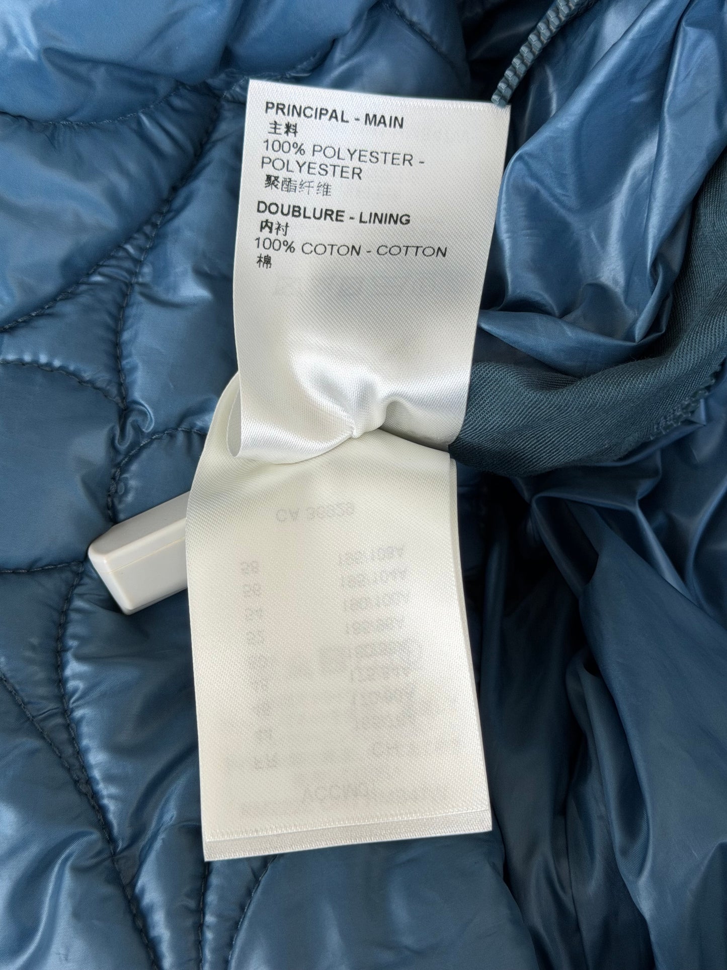 Louis Vuitton Blue Flower Monogram Puffer Jacket