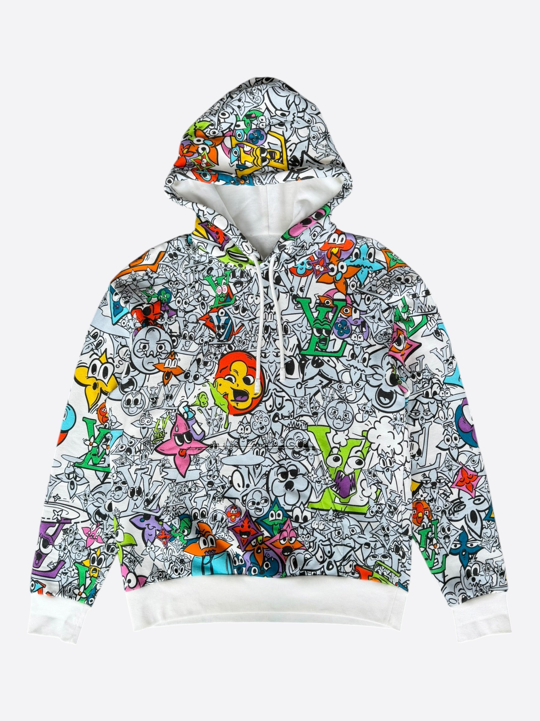 コメント値下げ済LOUIS VUITTON ドライバーズニット シルク 稀少XL Louis Vuitton Multicolor Comic Monogram Hoodie – Savonches