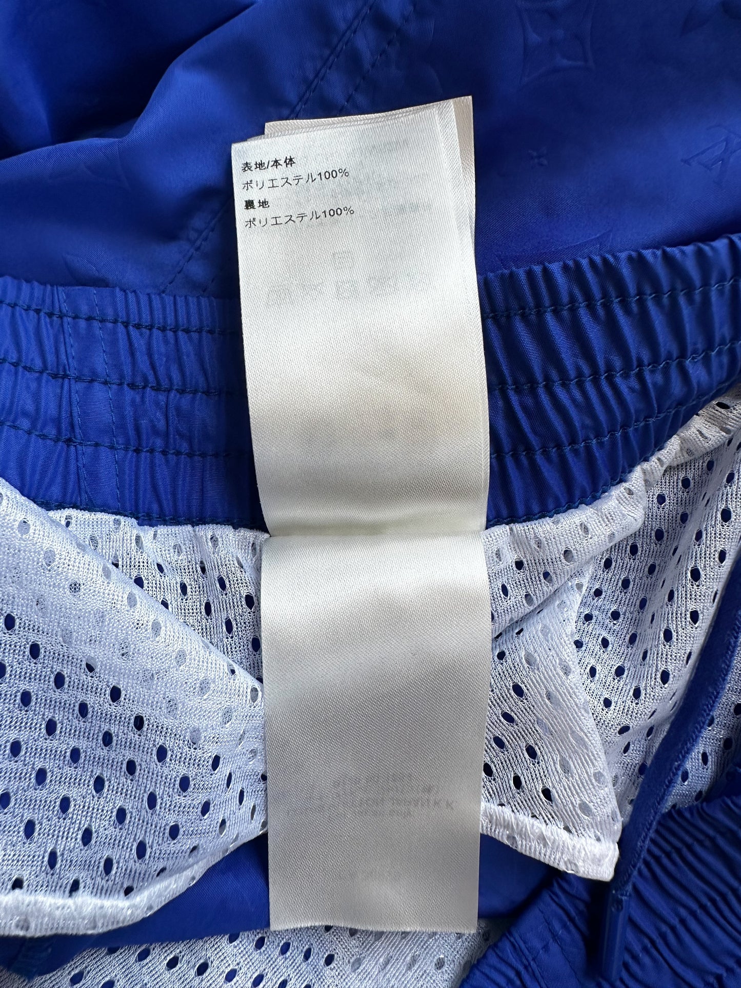 Louis Vuitton Blue Monogram Swim Shorts