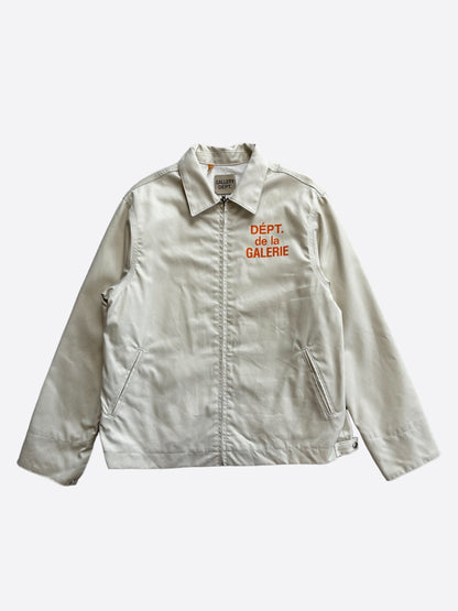 Gallery Dept Beige & Orange Logo Montecito Jacket