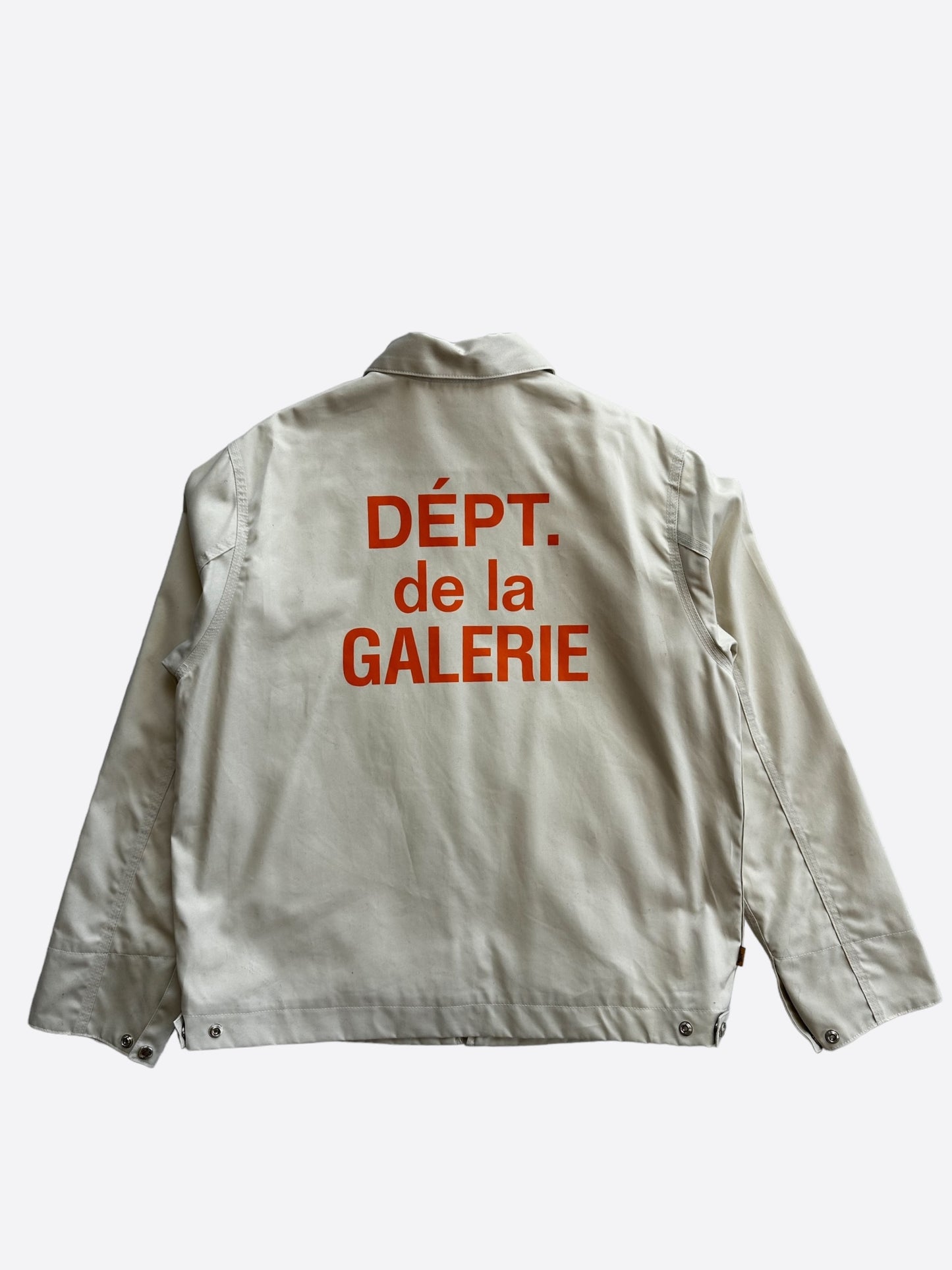 Gallery Dept Beige & Orange Logo Montecito Jacket