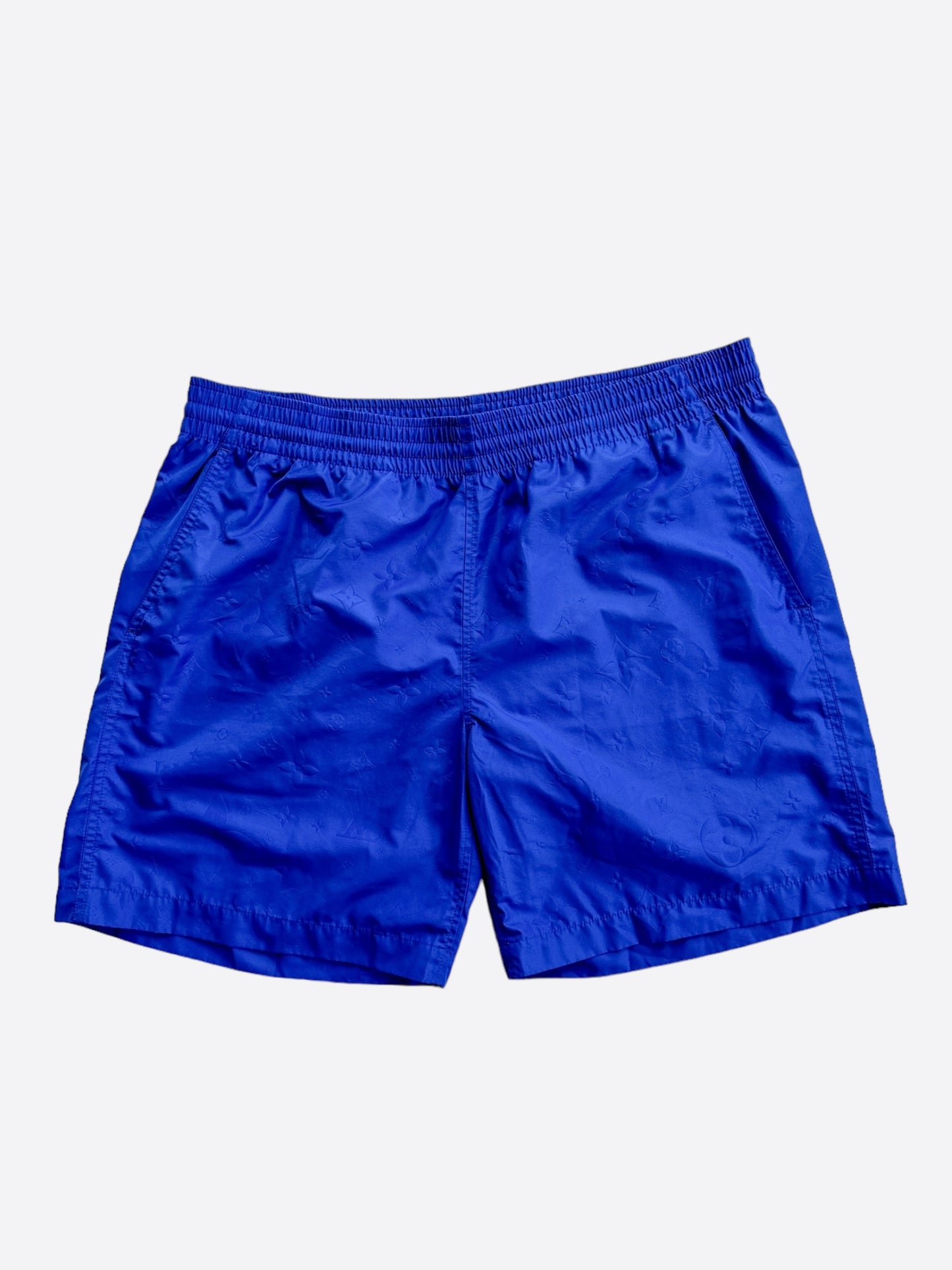 Louis Vuitton Blue Monogram Swim Shorts