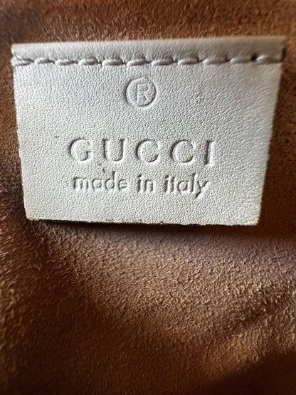 Gucci Beige GG Marmont Mini Shoulder Bag