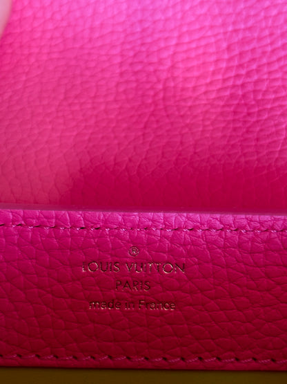 Louis Vuitton Pink Taurillon Capucines BB