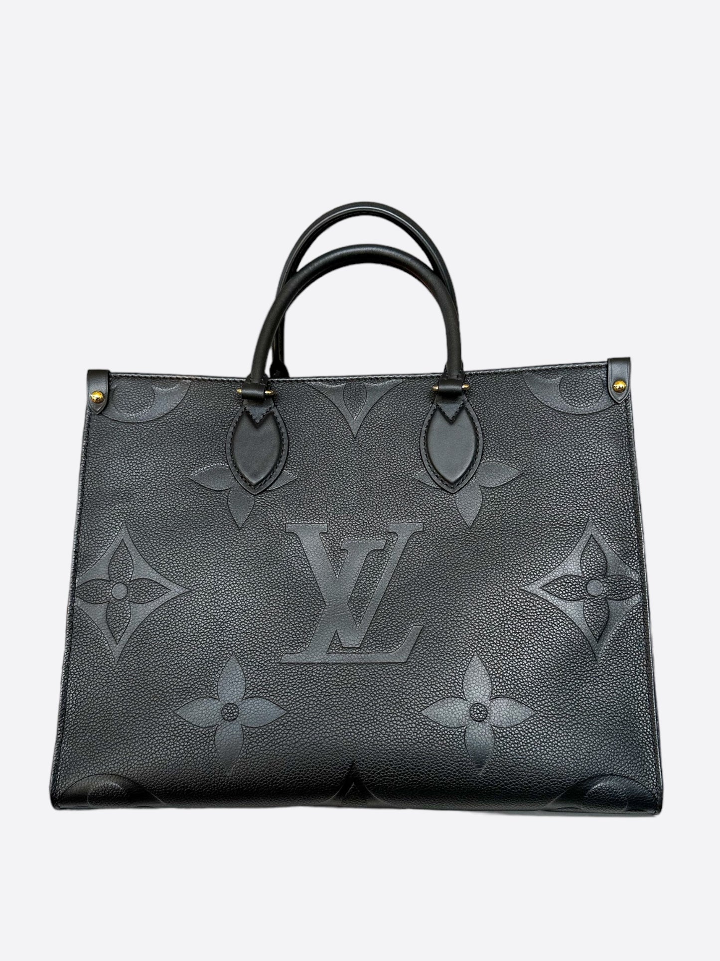 Louis Vuitton Black Monogram Empreinte On The Go MM